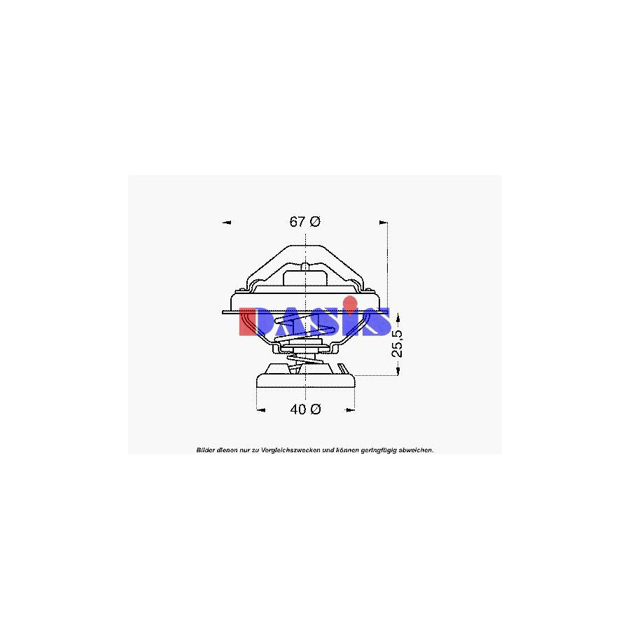 AKS Dasis 751905N Engine Thermostat | ML Performance UK