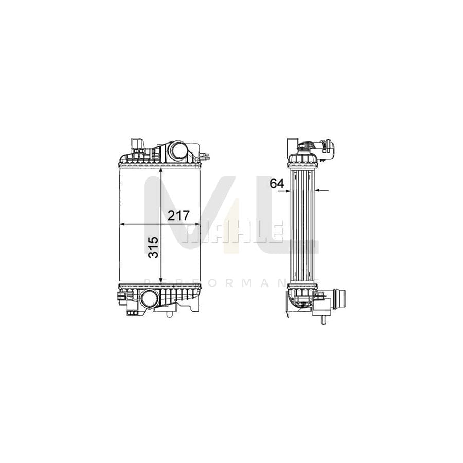 MAHLE ORIGINAL CI 263 000P Intercooler | ML Performance Car Parts