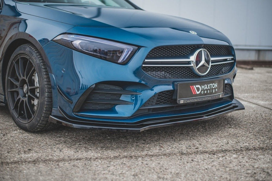 Maxton Design Mercedes Benz A35 AMG / AMG-Line W177 Front Splitter V.2