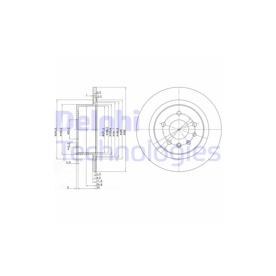 Delphi Bg2986 Brake Disc