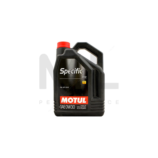 Motul Specific PSA 2312 0w-30 Fully Synthetic Car Engine Oil 5l | Engine Oil | ML Car Parts UK | ML Performance