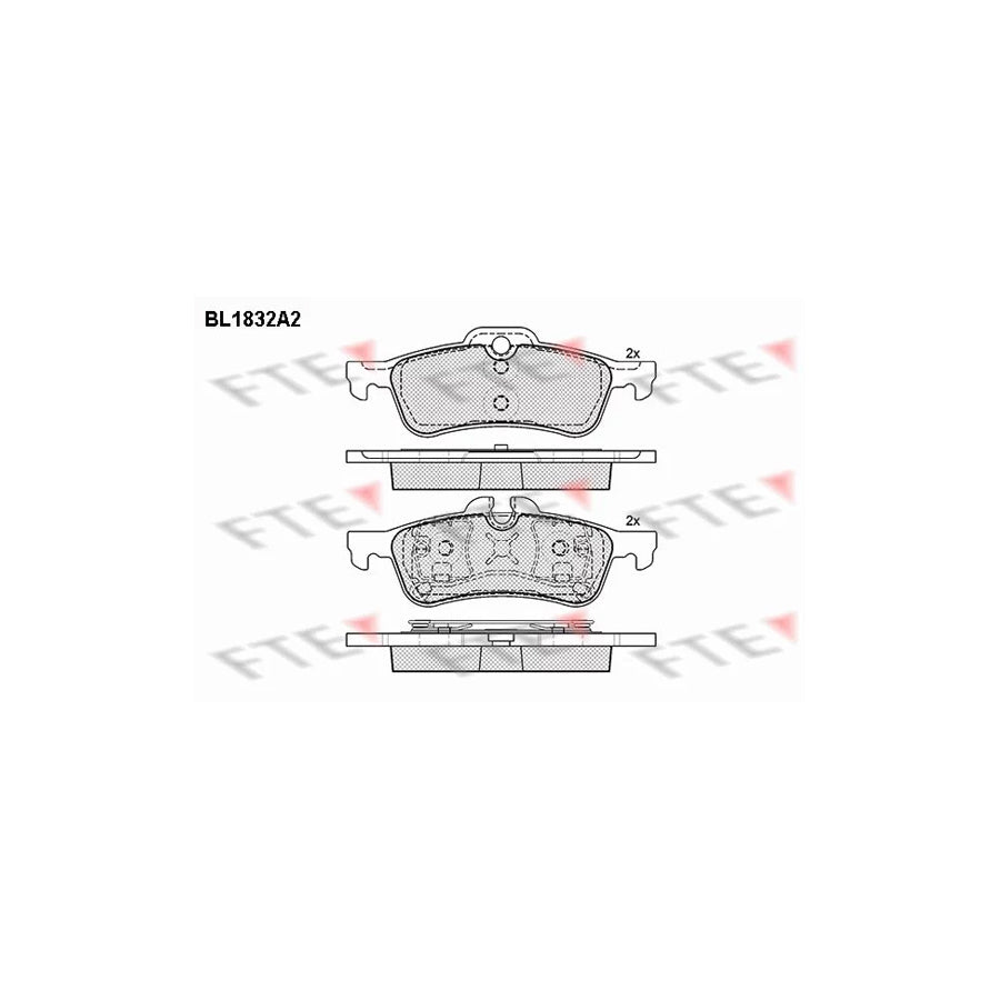 Fte BL1832A2 Brake Pad Set | ML Performance UK Car Parts