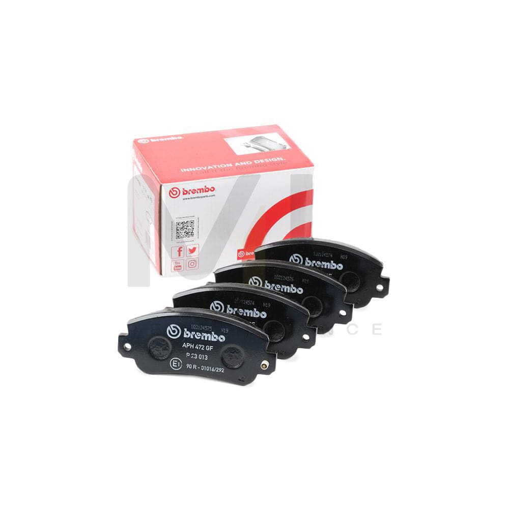 Brembo P 23 013 Brake Pad Set With Acoustic Wear Warning | ML Performance Car Parts