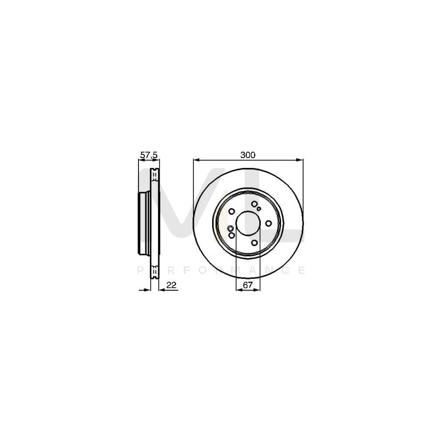 BOSCH 0 986 478 793 Brake Disc Internally Vented, Vented, Oiled, High-carbon | ML Performance Car Parts