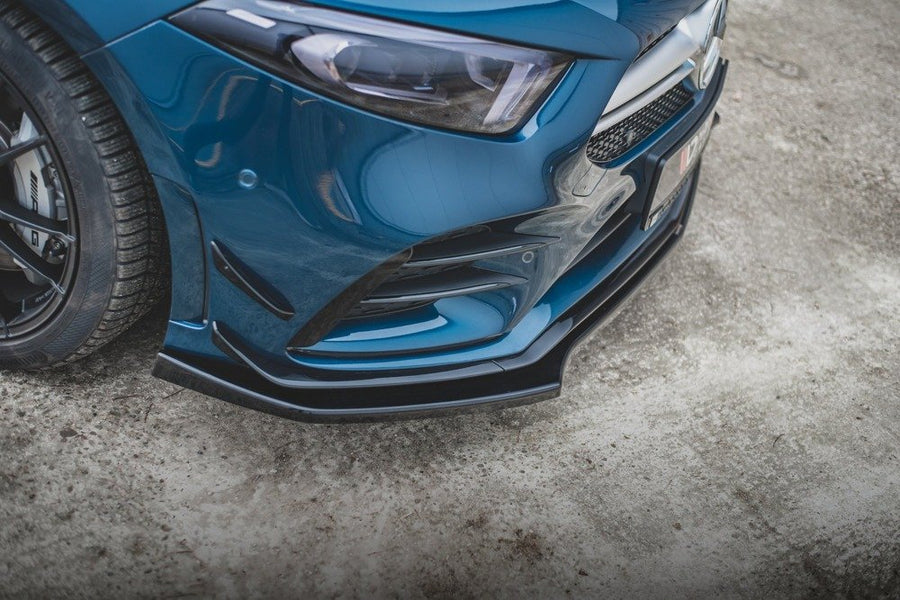 Maxton Design Mercedes Benz A35 AMG / AMG-Line W177 Front Splitter V.2