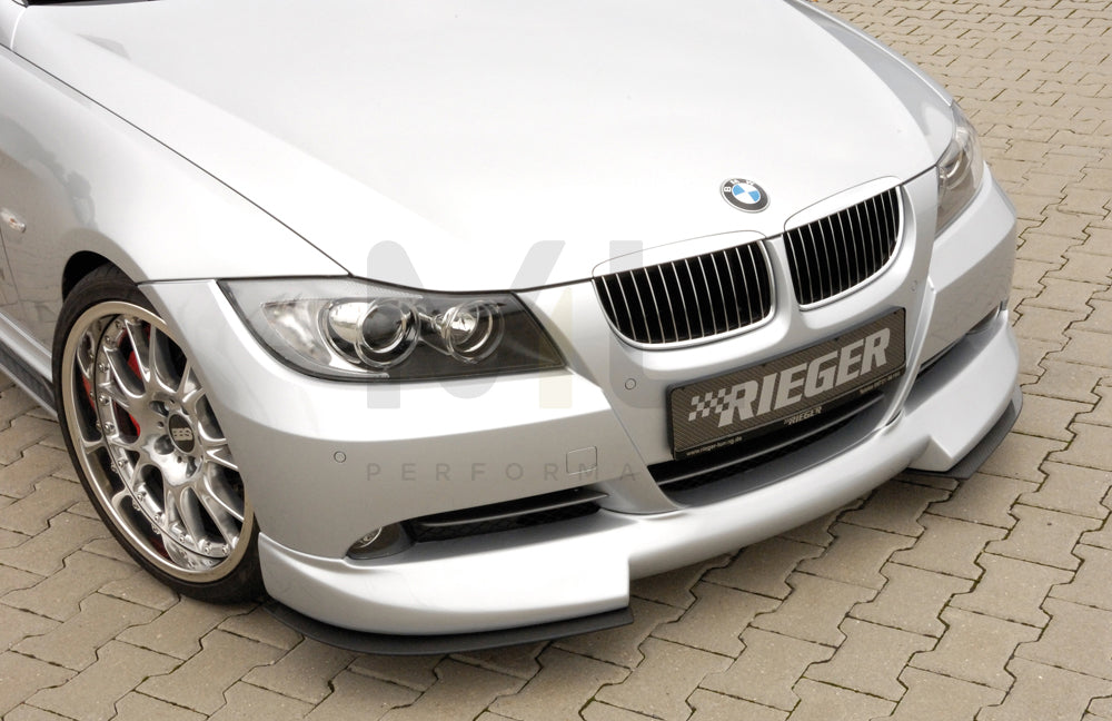 Rieger 00053400 BMW 3 Series E90 E91 Front Splitter 3 | ML Performance UK Car Parts