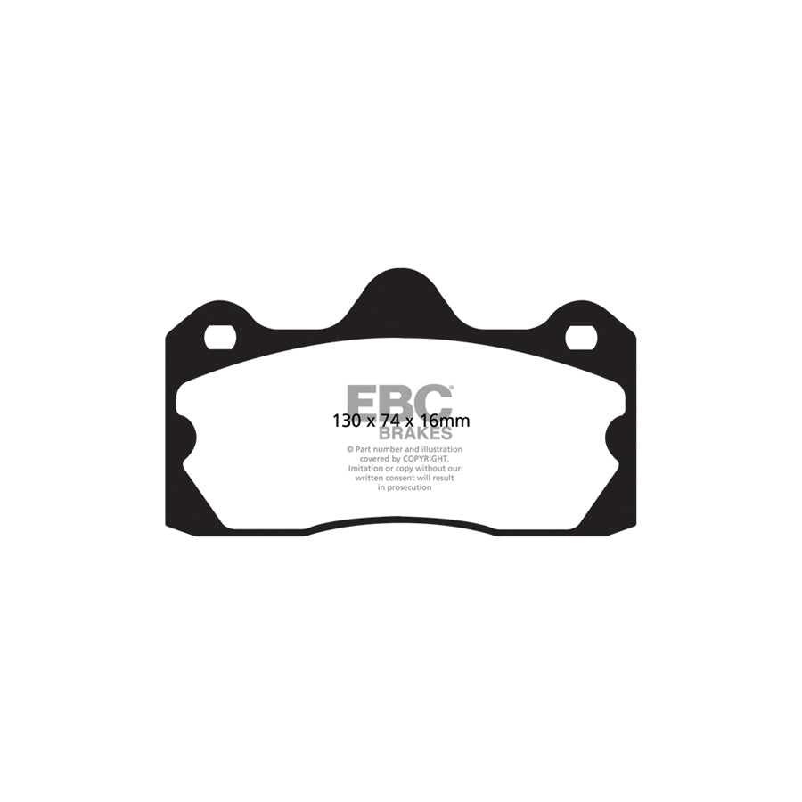 EBC PD04KR421 Lotus Spyker Bluestuff Rear Brake Pad & Plain Disc Kit - AP Caliper (Inc. Evora, Exige, C8 Aileron, C8 Preliator) 2 | ML Performance UK Car Parts