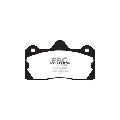 EBC PD04KR421 Lotus Spyker Bluestuff Rear Brake Pad & Plain Disc Kit - AP Caliper (Inc. Evora, Exige, C8 Aileron, C8 Preliator) 2 | ML Performance UK Car Parts