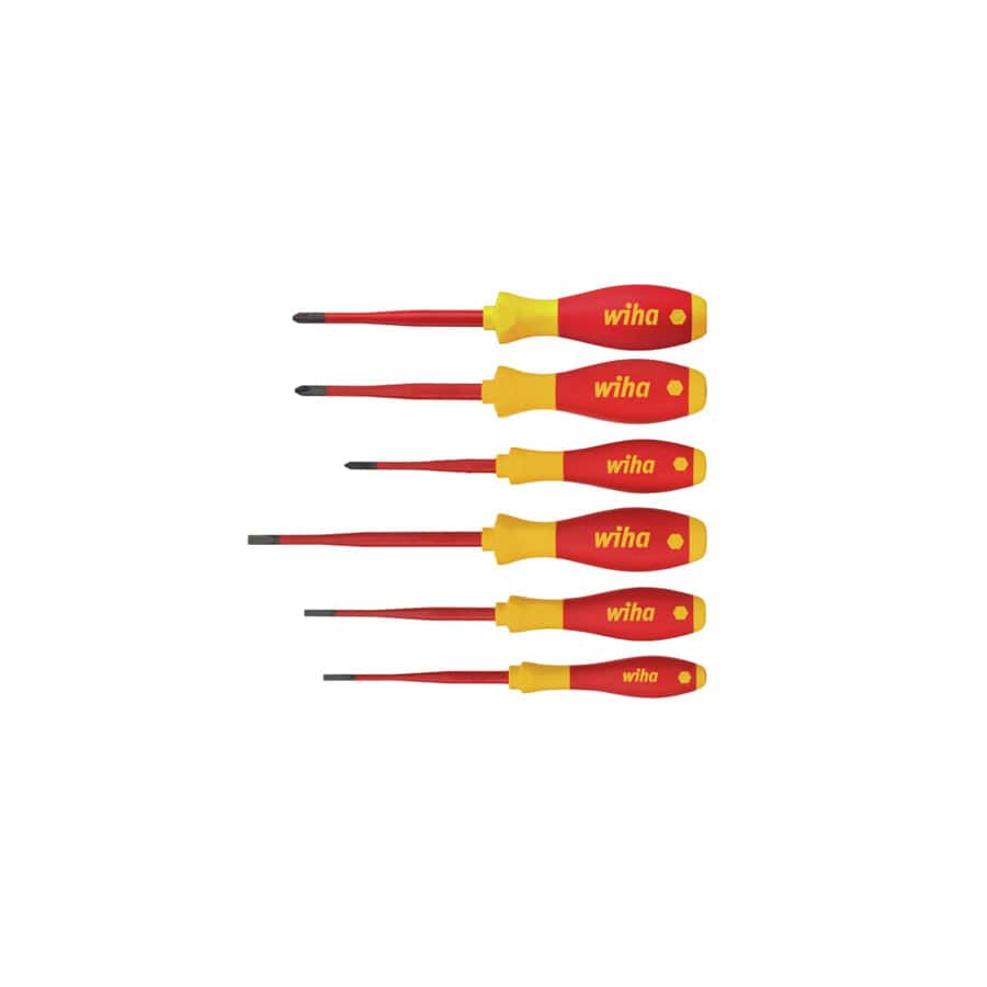 Wiha WHA38362 SoftFinish® electric SL/PH/PZS Screwdriver Set, 6 Piece | ML Performance UK