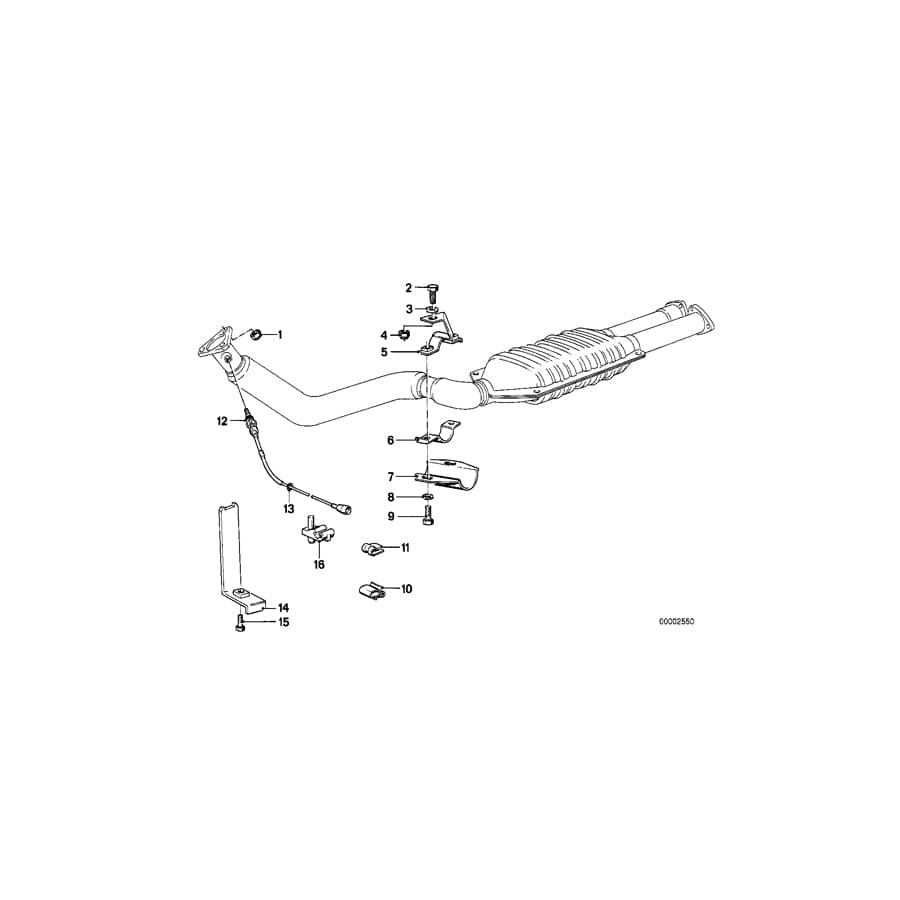 Genuine BMW 11761266841 E12 E24 Holder (Inc. 528i & 633CSi) | ML Performance UK Car Parts