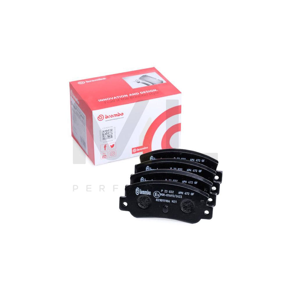 Brembo P 23 032 Brake Pad Set Prepared For Wear Indicator | ML Performance Car Parts