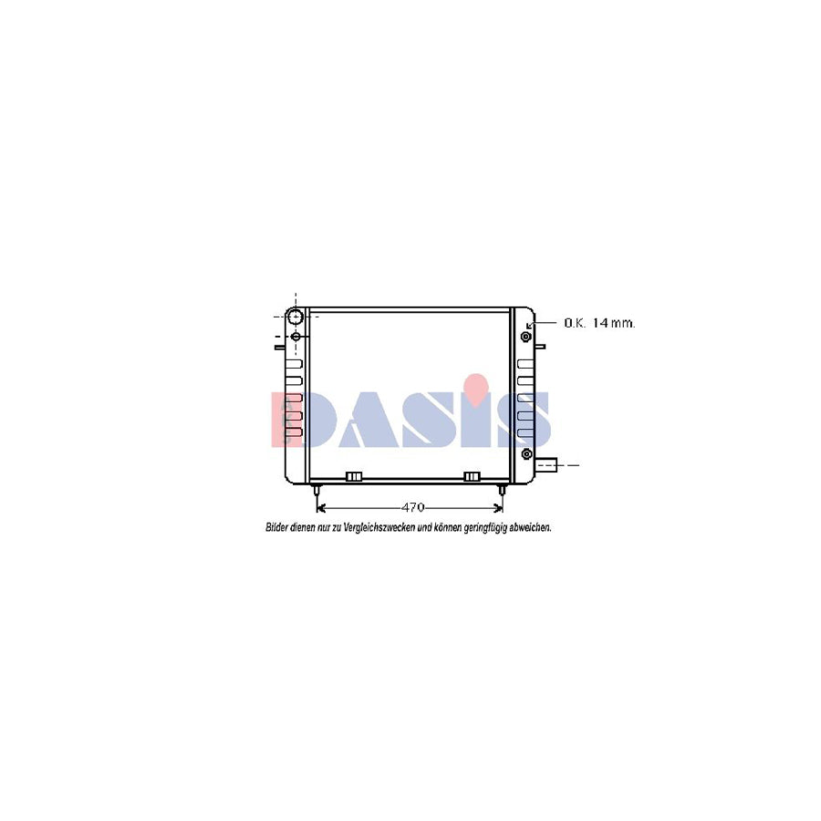 AKS Dasis 150970N Engine Radiator | ML Performance UK