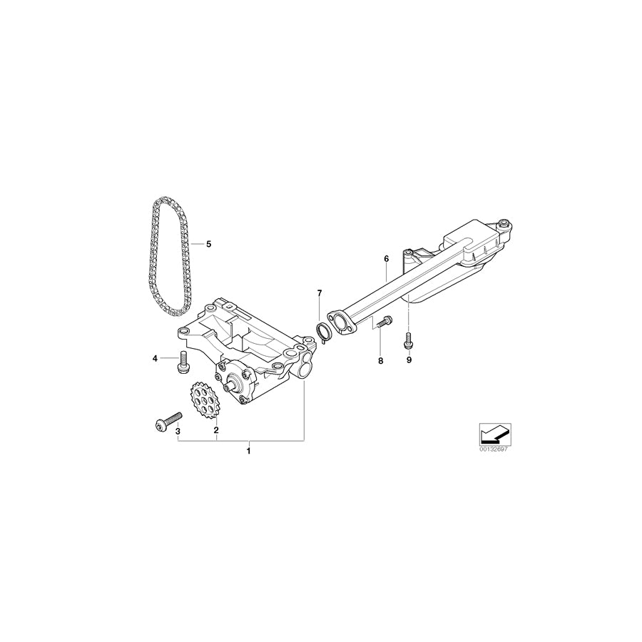 Genuine BMW 11417791349 E83 Intake Tube (Inc. X3 3.0d) | ML Performance UK Car Parts