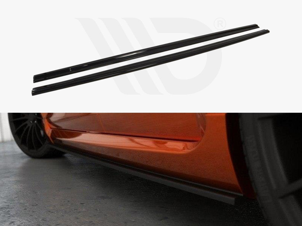 Maxton Design FO-FO-2F-ST-SD1T Side Skirts Diffusers Ford Focus II ST Facelift | ML Performance UK Car Parts