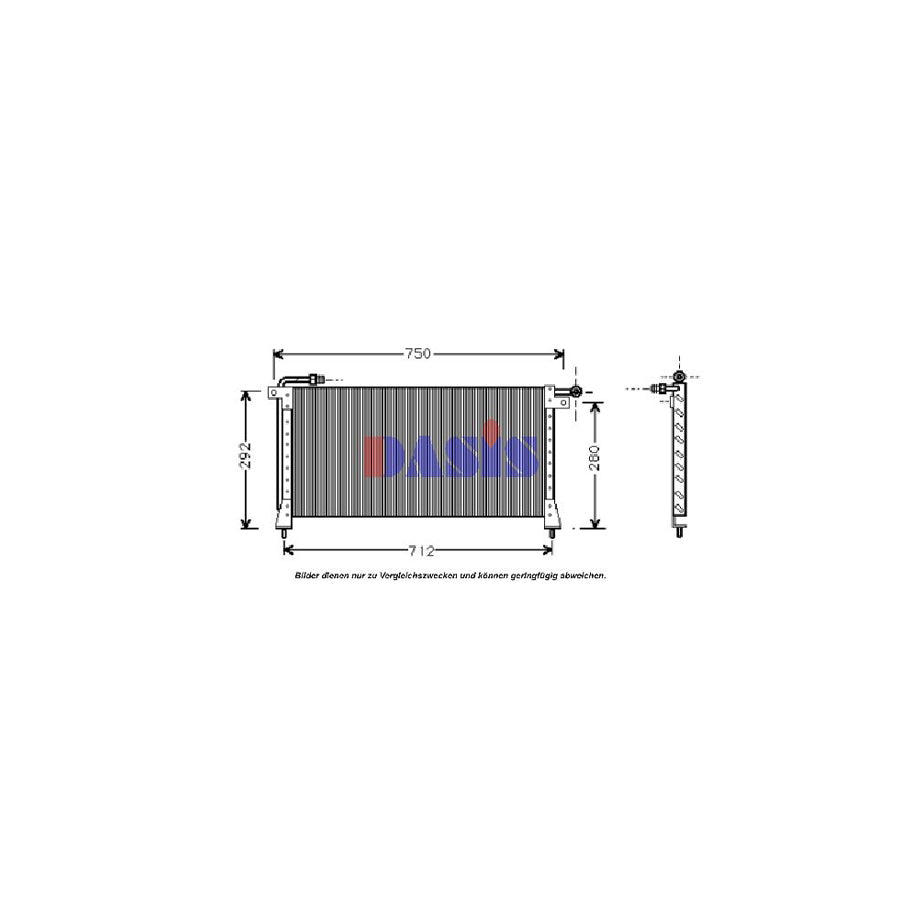 AKS Dasis 022060N Air Conditioning Condenser | ML Performance UK