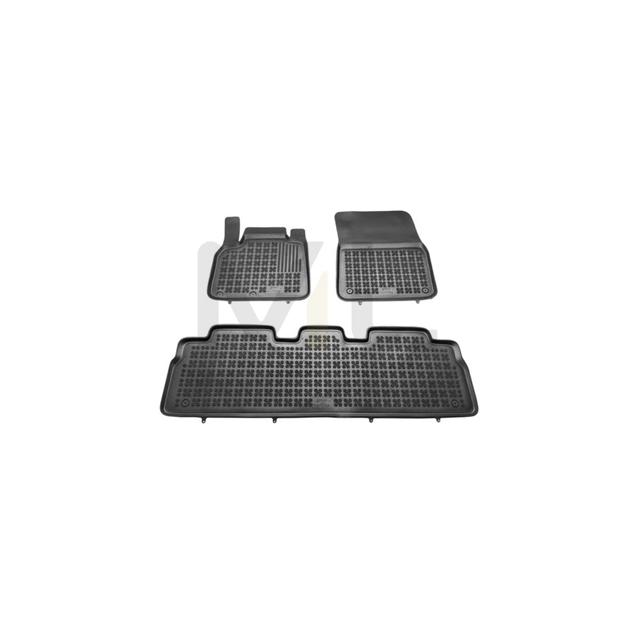 REZAW PLAST Tailored 201914 Floor mat set for RENAULT Espace IV (JK) Elastomer, Front and Rear, Quantity: 3, Black | ML Performance Car Parts