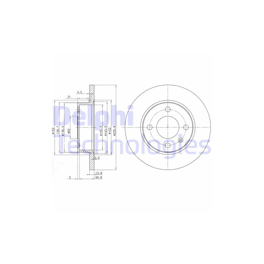 Delphi Bg2910 Brake Disc