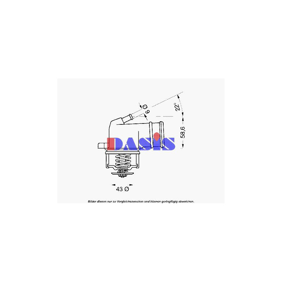 AKS Dasis 751971N Engine Thermostat | ML Performance UK