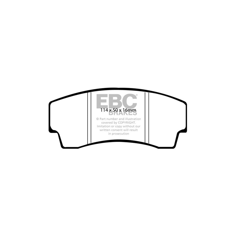 EBC DP3008C Lotus Noble Redstuff Rear Brake Pads - AP Caliper 2 | ML Performance UK Car Parts