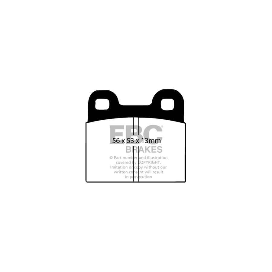 EBC PD40K1681 Saab Ultimax Pad & Plain Disc Kit - ATE Caliper 3 | ML Performance UK Car Parts