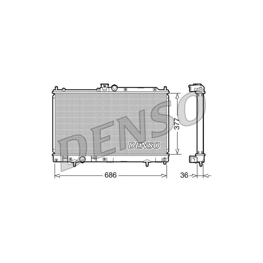 Denso DRM45022 Drm45022 Engine Radiator For Mitsubishi Lancer | ML Performance UK