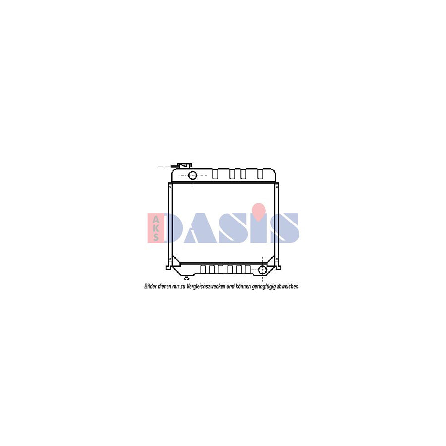 AKS Dasis 130550N Engine Radiator Suitable For Mercedes-Benz T1 Bus | ML Performance UK