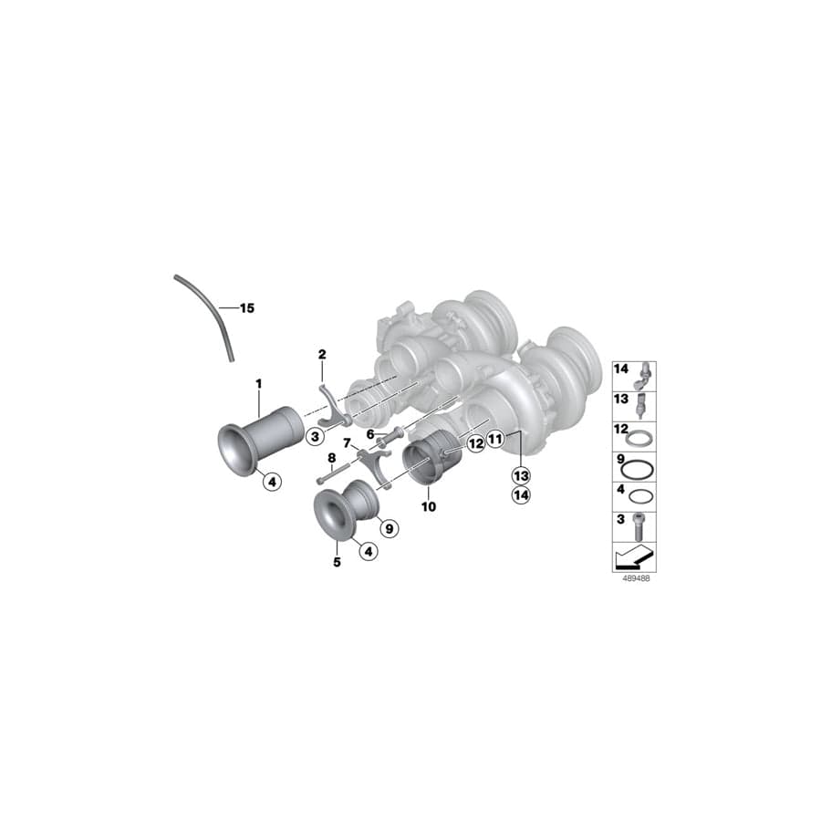 Genuine BMW 11618416337 Intermediate Piece FIA RESTR>TURBO (Inc. M6 GT3) | ML Performance UK Car Parts