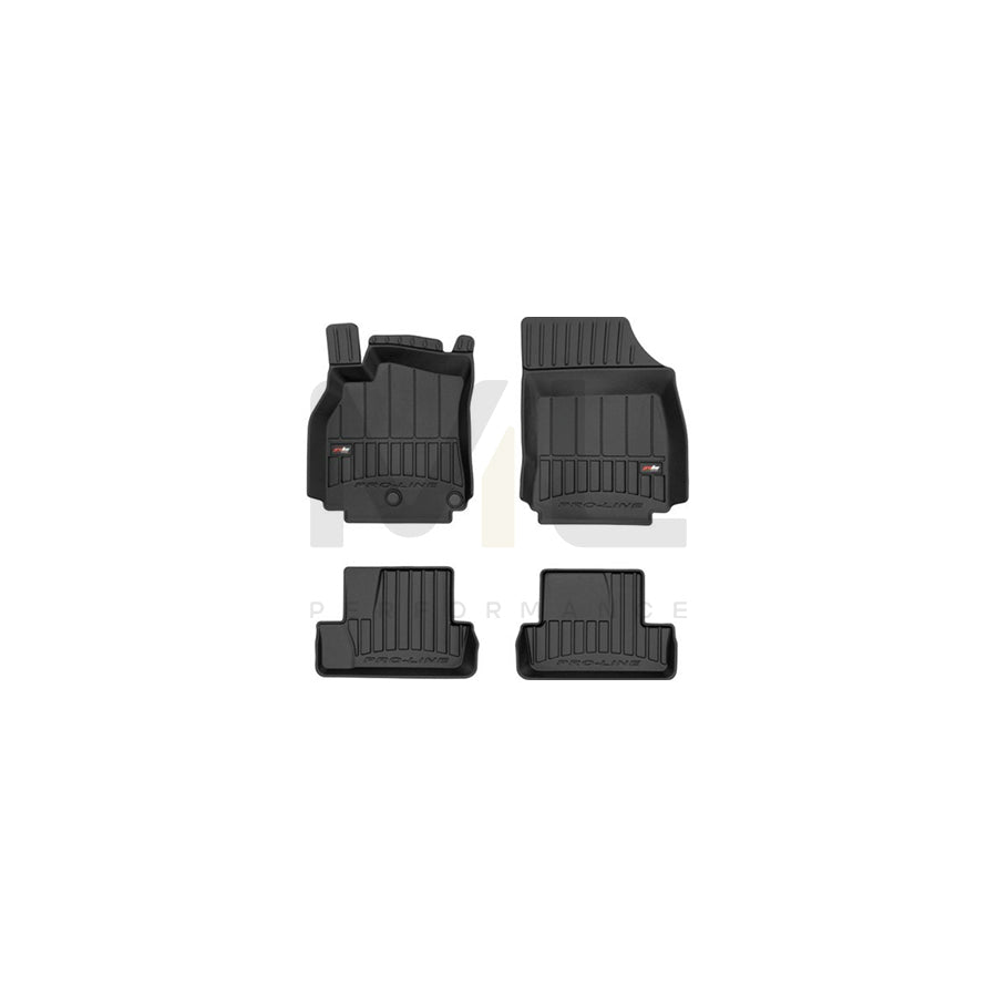 FROGUM Tailored, ProLine 3D426740 Floor mat set for RENAULT Megane III Coupe (DZ) Elastomer, Front and Rear, Quantity: 4, Black | ML Performance Car Parts