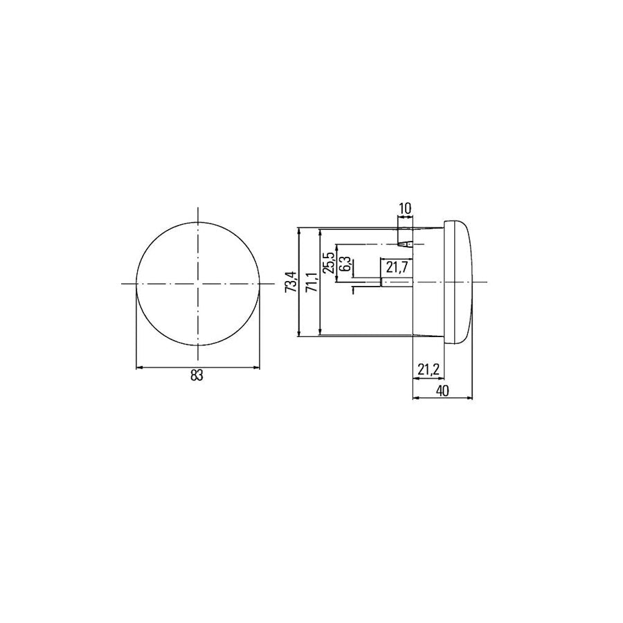 Hella 2BA 959 011-001 Indicator