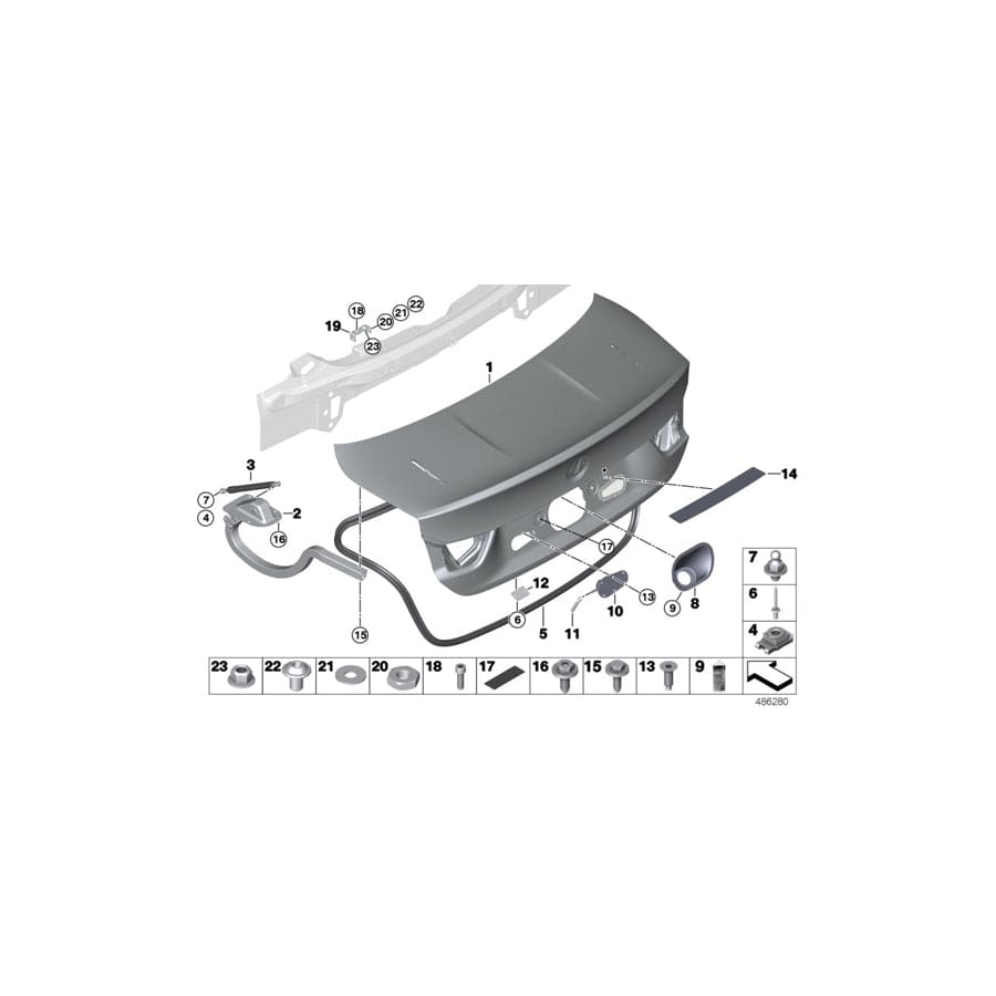 Genuine BMW 41008427021 Countersunk Head Screw M4X12 10.9 SW (Inc. M4 GT4) | ML Performance UK Car Parts