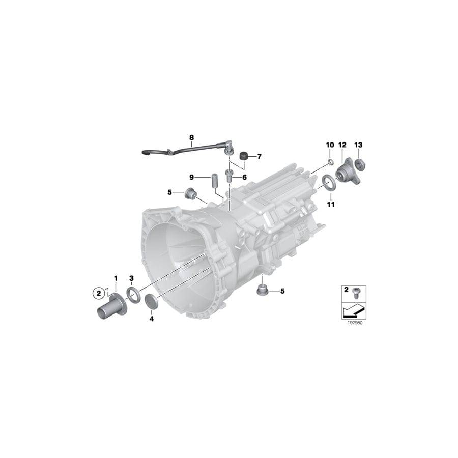 Genuine BMW 23318609366 F34 F31 F20 Output Flange (Inc. 316i, 220i & 120i) | ML Performance UK Car Parts