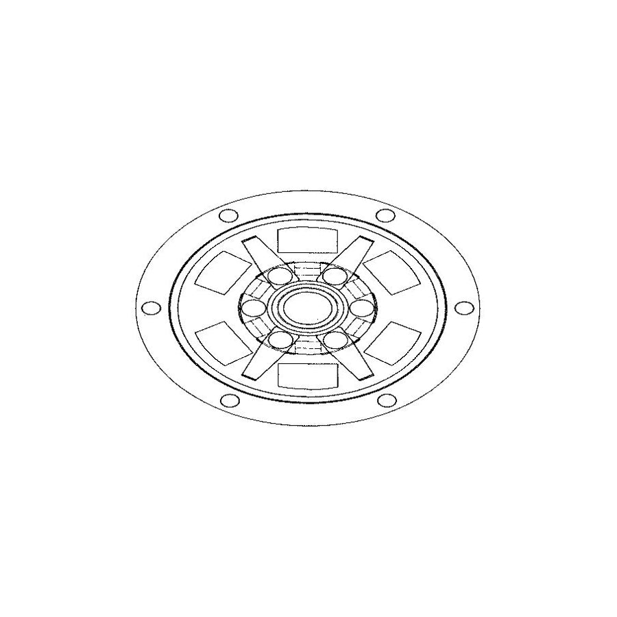 Sachs 1866 079 101 Torsion Damper, Clutch