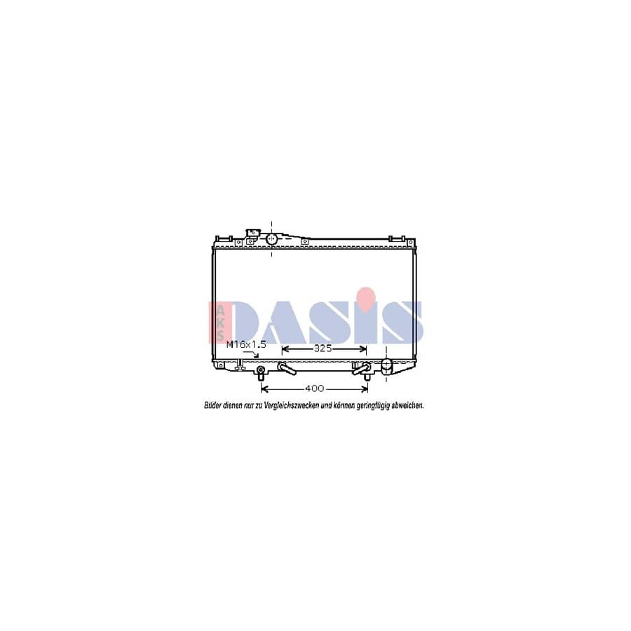 AKS Dasis 210217N Engine Radiator | ML Performance UK