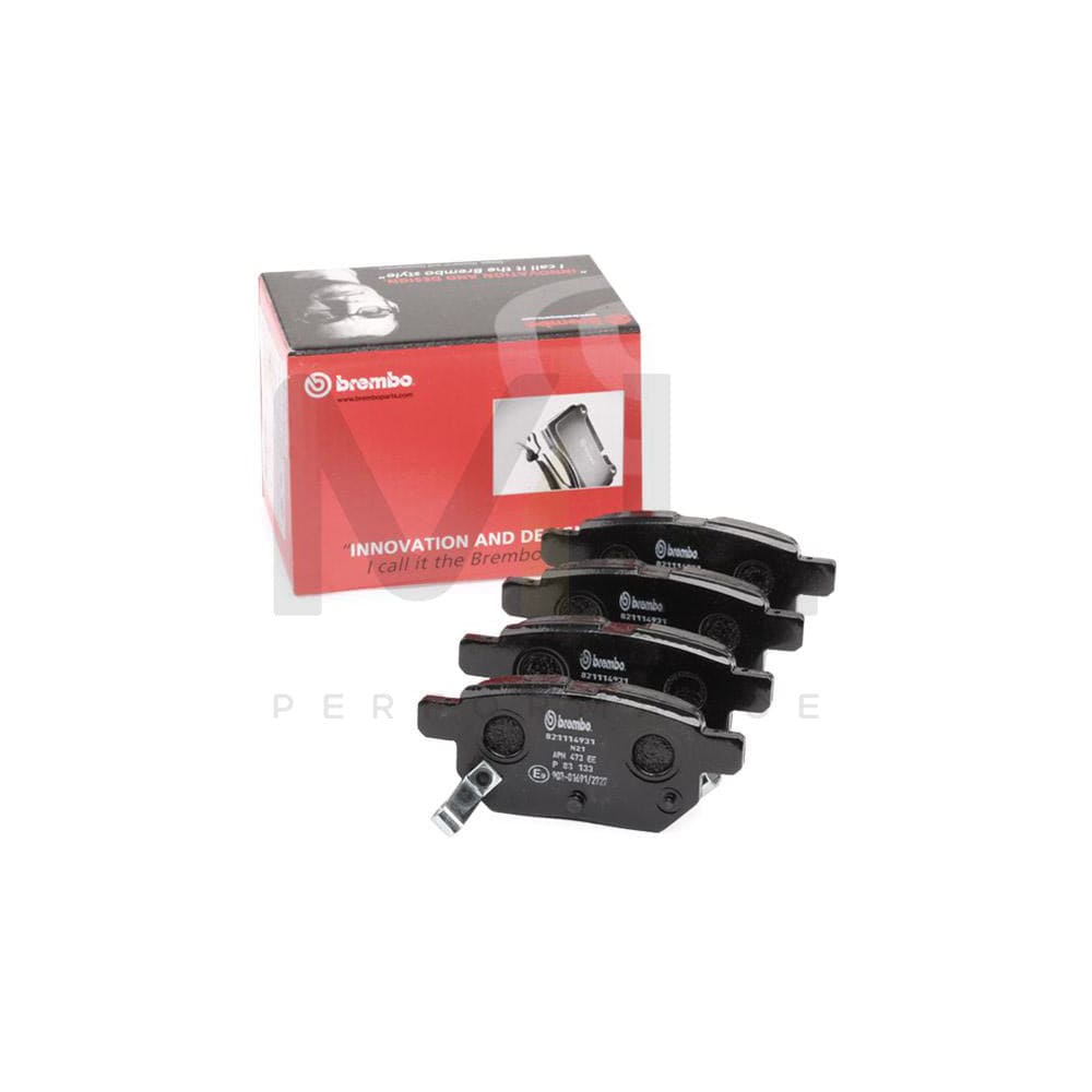 Brembo P 83 133 Brake Pad Set With Acoustic Wear Warning | ML Performance Car Parts