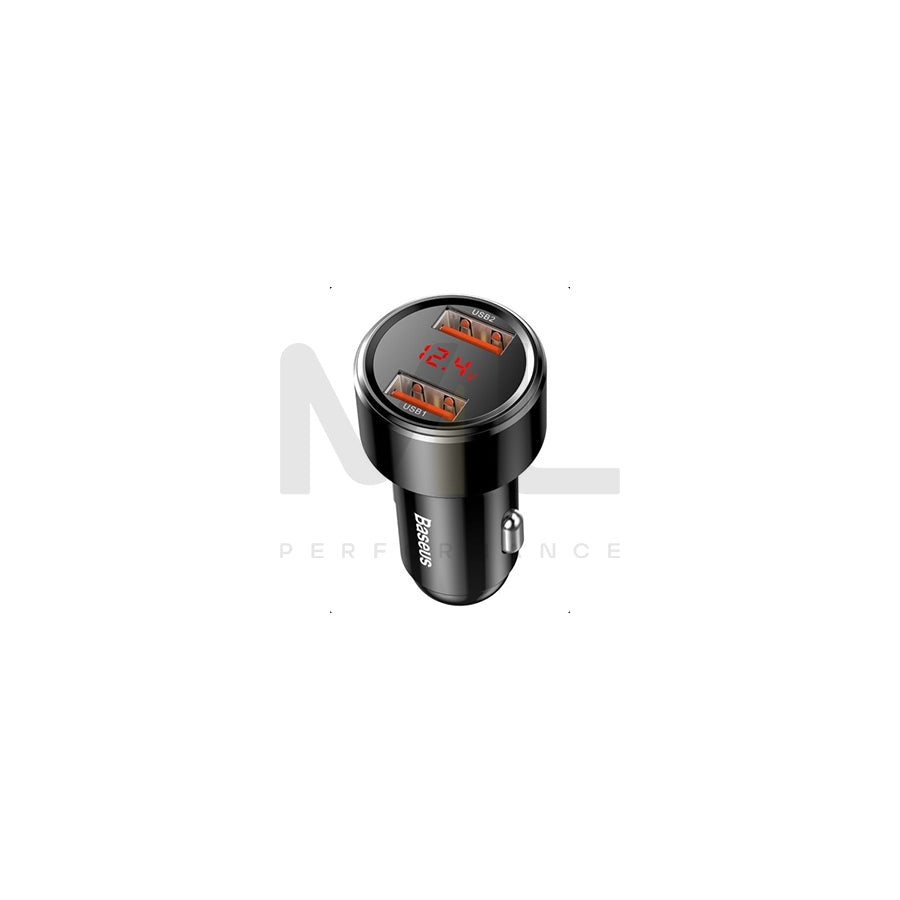 Baseus CCMLC20A-01 In-car charger QC 3.0, Black | ML Performance Car Parts