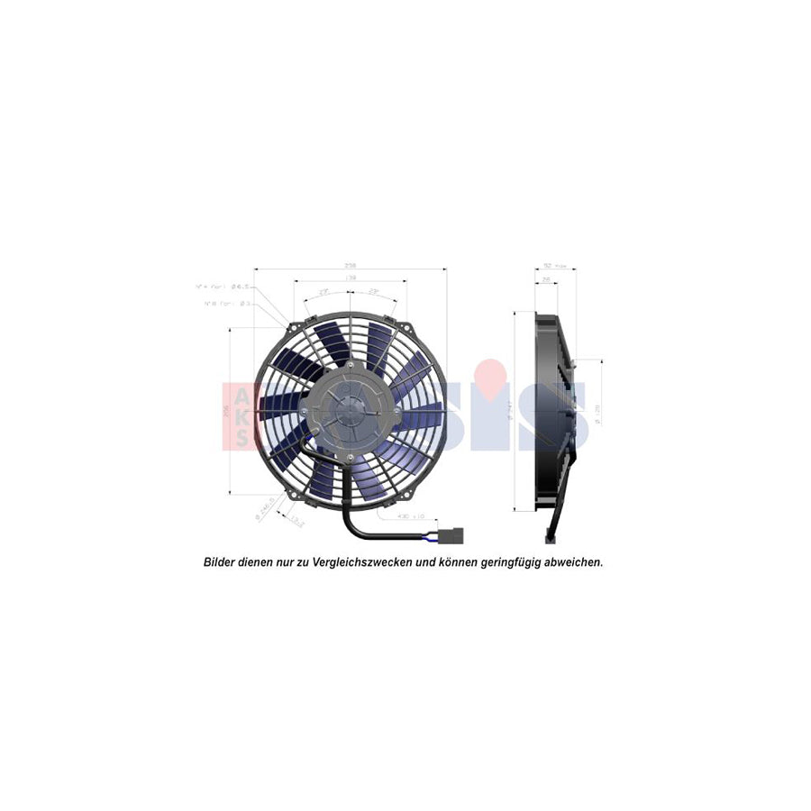 AKS Dasis 870288N Fan, Radiator | ML Performance UK