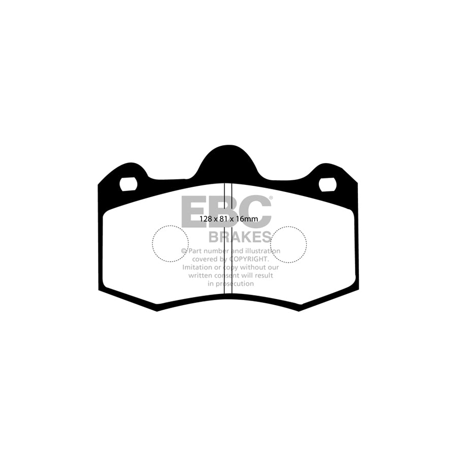 EBC DP3036C Holden Morgan Noble Renault Redstuff Front/Rear Brake Pads - AP Caliper 2 | ML Performance UK Car Parts