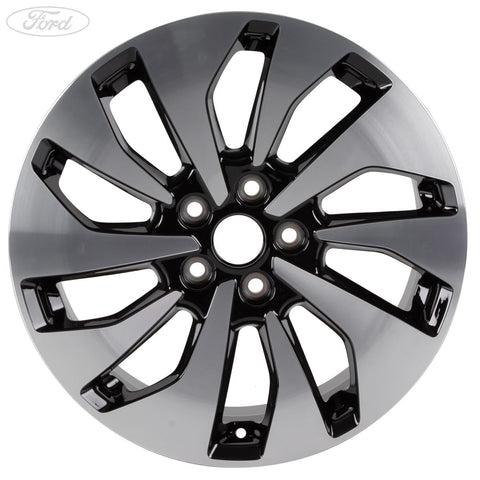 GENUINE FORD 2246331 FOCUS ALLOY WHEEL 17" 10-SPOKE DESIGN, ABSOLUT BLACK MACHINED | ML Performance UK