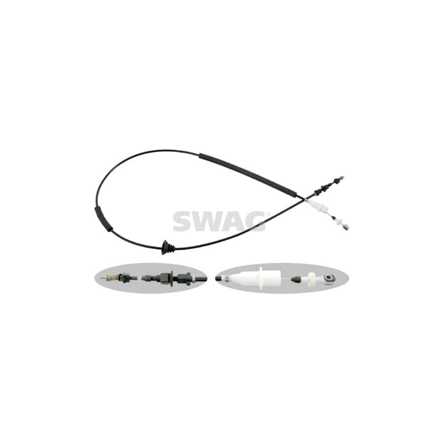 SWAG 10 92 2324 Accelerator Cable suitable for MERCEDES-BENZ C-Class | ML Performance UK Car Parts