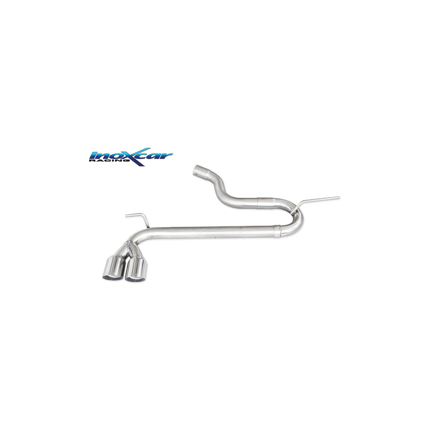 InoXcar SELE.21.RA Seat Leon (5F) Non-Resonated Rear Exhaust | ML Performance UK Car Parts