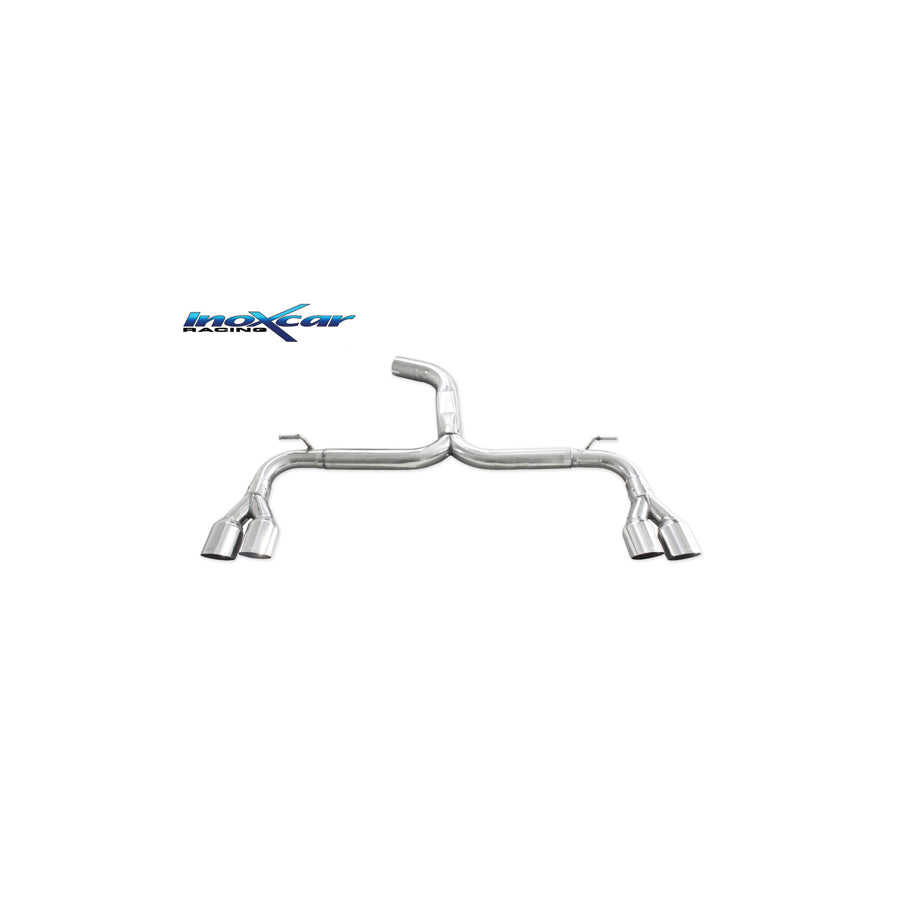 InoXcar SELE.20.RA Seat Leon (5F) Non-Resonated Rear Exhaust | ML Performance UK Car Parts