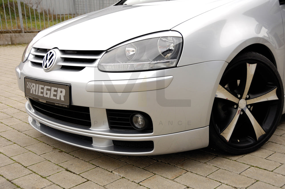 Rieger 00059301 VW Mk5 Golf Front Splitter 1 | ML Performance UK Car Parts