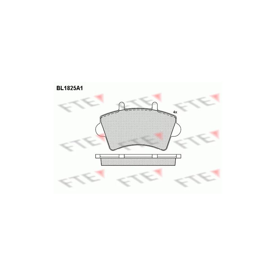 Fte BL1825A1 Brake Pad Set | ML Performance UK Car Parts