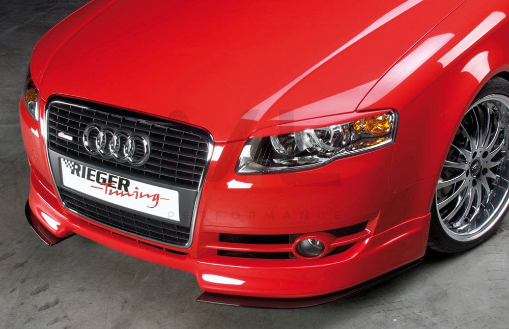 Rieger 00055220 Audi 8H 8E B7 A4 Front Splitter 6 | ML Performance UK Car Parts