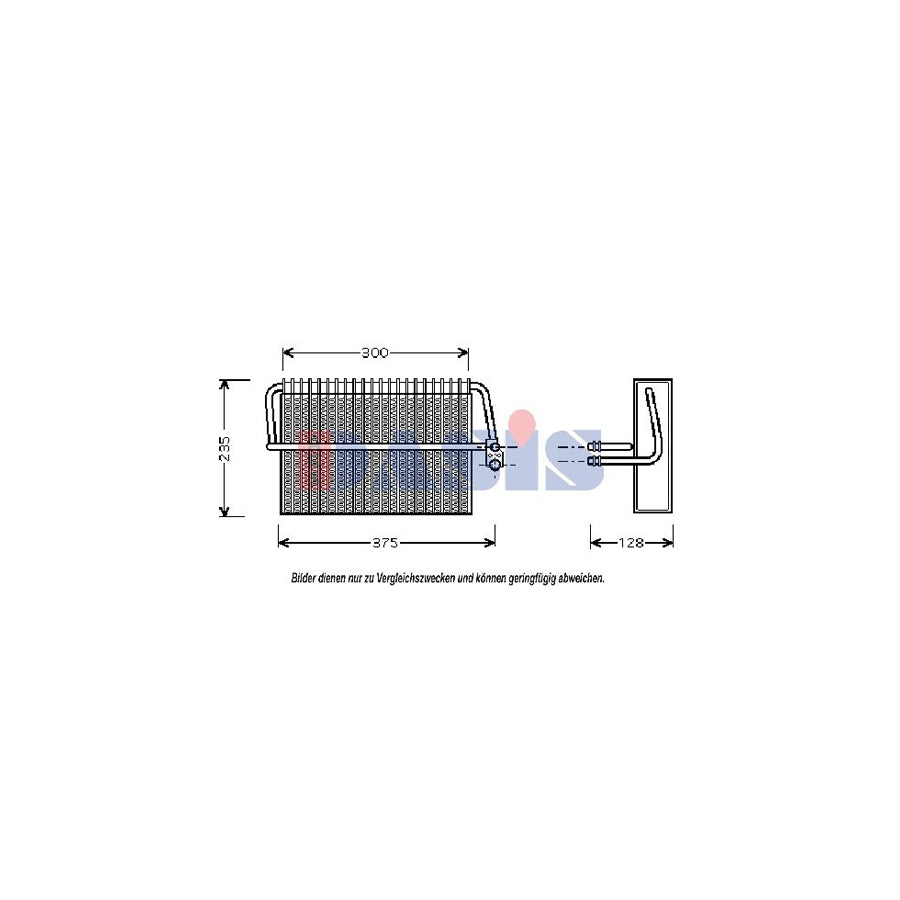 AKS Dasis 820254N Air Conditioning Evaporator Suitable For Mercedes-Benz S-Class | ML Performance UK