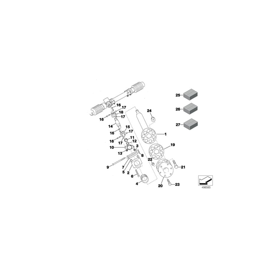 Genuine BMW 32312483163 Classic Countersunk Head Screw M5X20 10.9 PHR (Inc. E36 318iS Class 2 & E36 320i STC '95) | ML Performance UK Car Parts