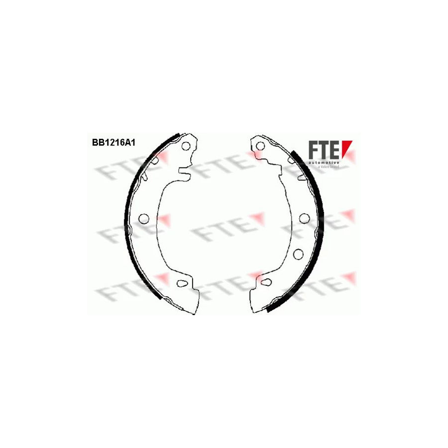 Fte BB1216A1 Brake Shoe Set For Renault Megane | ML Performance UK Car Parts