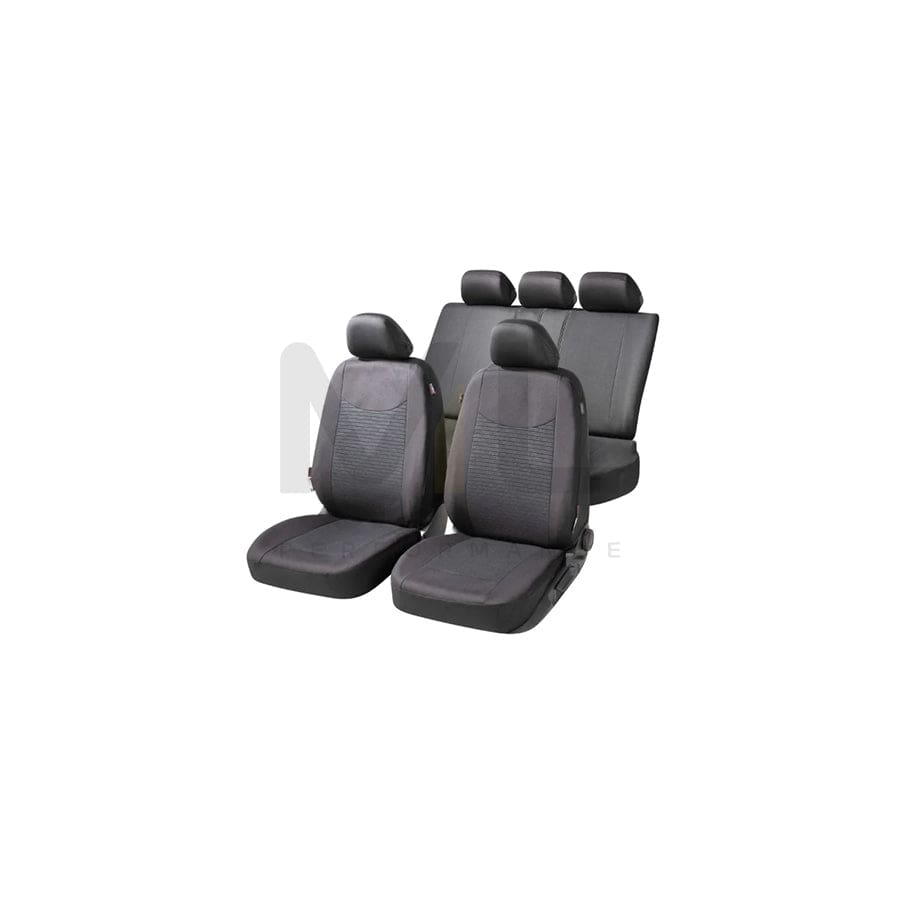 WALSER Speedway , ZIPP IT Premium 11859 Car seat cover Black, Polyester, Front and Rear | ML Performance Car Parts