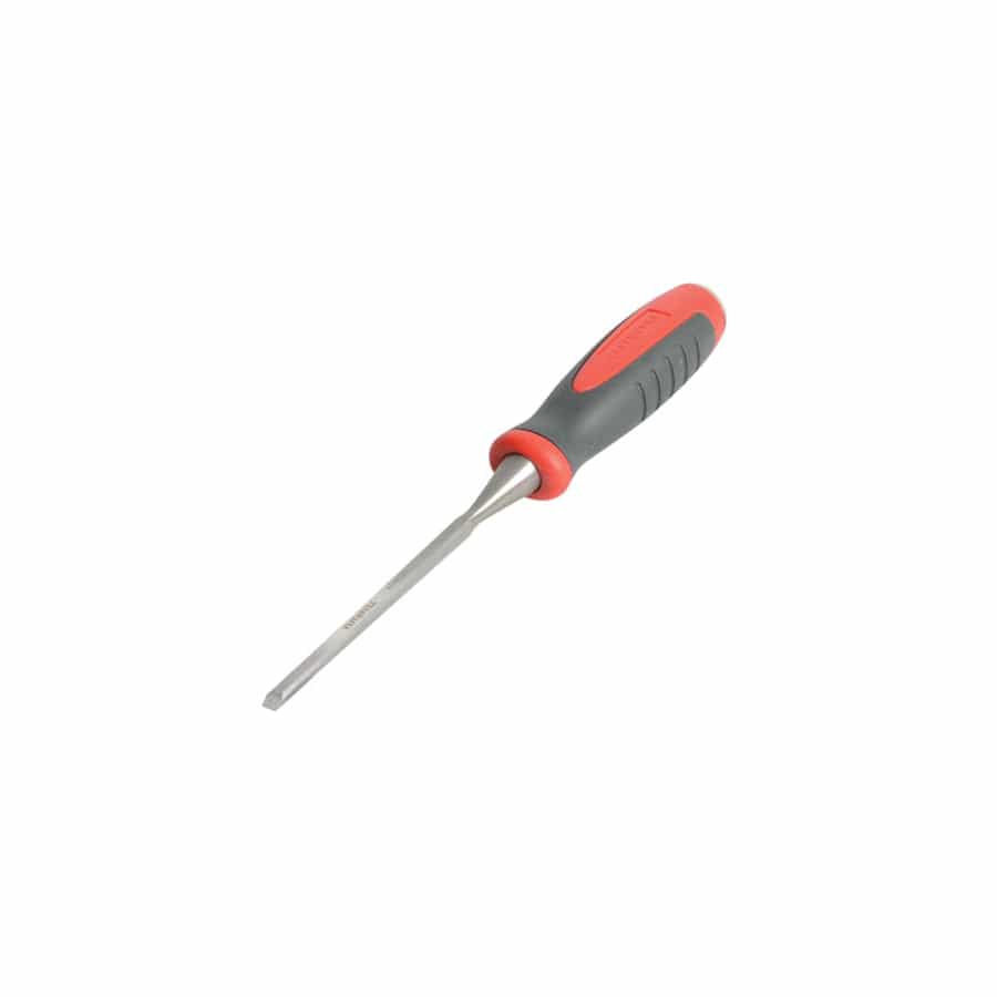 Faithfull FAIWCR6 Bevel Edge Chisel Red Soft Grip 6mm (1/4in) | ML Performance UK