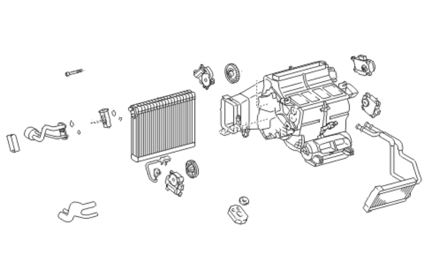 Genuine Lexus 87050-30212 IS Phase 2 Air Conditioner Radiator